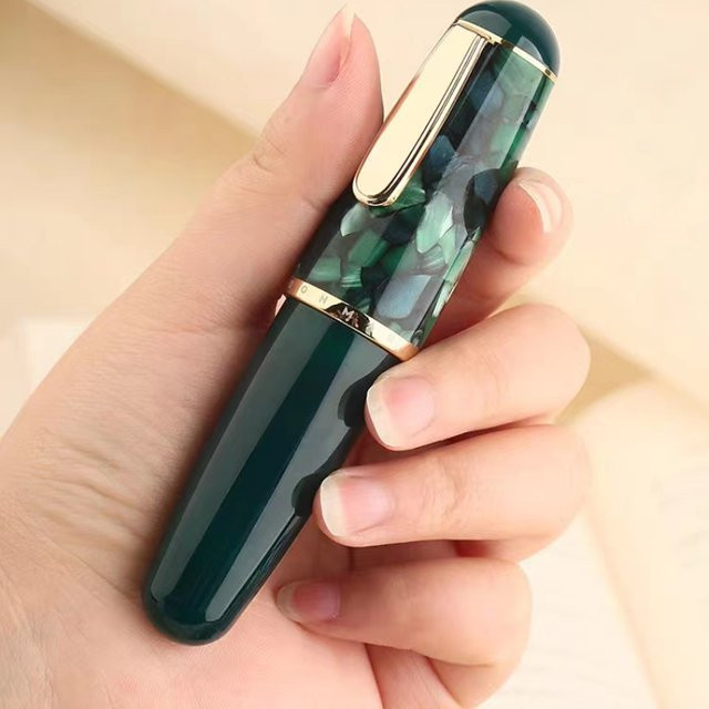 Majohn Q1 Füllfederhalter aus transparentem Resin mit feiner Spitze für Studenten und Schreibbegeisterte - Bild 1