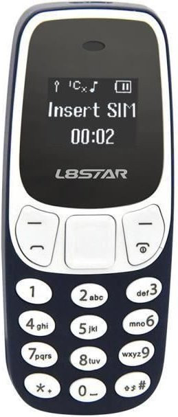 L8STAR BM10 Mini Business-Telefon GSM Mobiltelefon mit Bluetooth und Hintergrundbeleuchtung in Blau - Bild 1