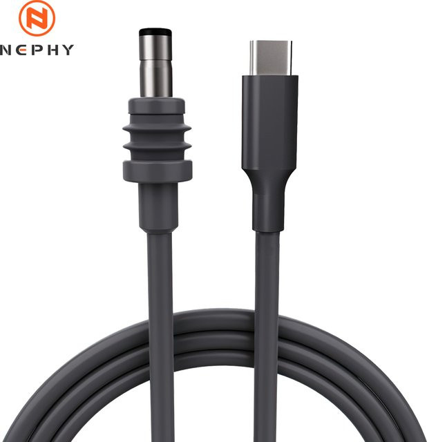 Nephy Starlink Mini Ersatzkabel mit USB-C Typ-Eingang und Barrel Jack, wasserdicht, Farbe: Schwarz - Bild 1