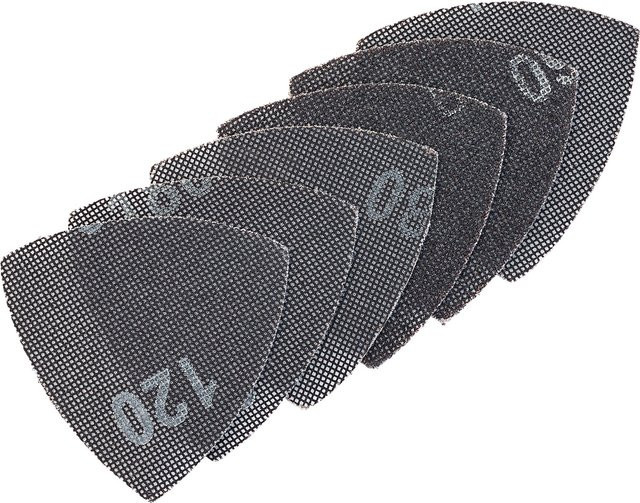 LUX-TOOLS Gitterleinen-Set für Detailschliffgeräte, 6-teilig, Schwarz, Breite: 10,5 cm - Bild 1