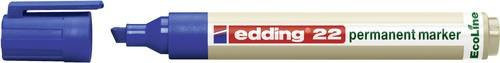 Edding 22 EcoLine Permanentmarker Blau wasserfest - Bild 1