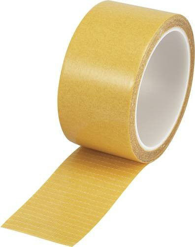 Doppelseitiges Klebeband von TOOLCRAFT in Transparent, Breite: 50 mm, Länge: 10 m - Bild 1