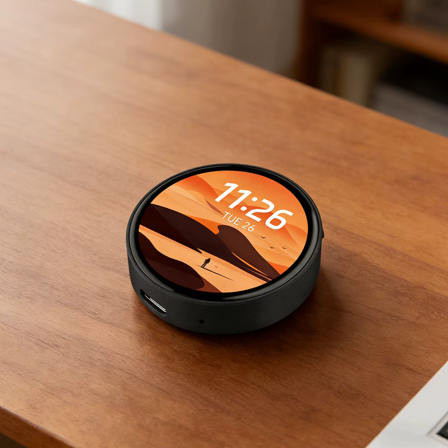 Waveshare Tuya T5-E1 Rundes AMOLED Entwicklungsboard 1,75 Zoll, 466 x 466 QSPI-Schnittstelle, Schwarz, unterstützt Tuya Smart Global AI Cloud - Bild 3