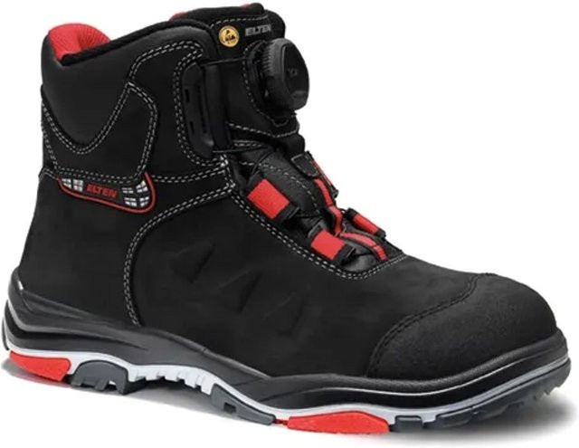 Elten Sicherheitsstiefel Till Boa Ea Mid S3 ESD aus Rindleder, Farbe: Schwarz, Größe: 41 - Bild 1
