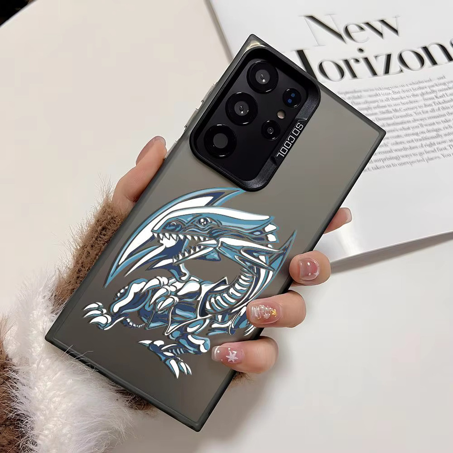 Y-YU-Gi-OhS Anime Silikon Handyhülle für Samsung Galaxy S25 Edge S24 S23 S22 S21 S20 Ultra in Silber - Bild 2