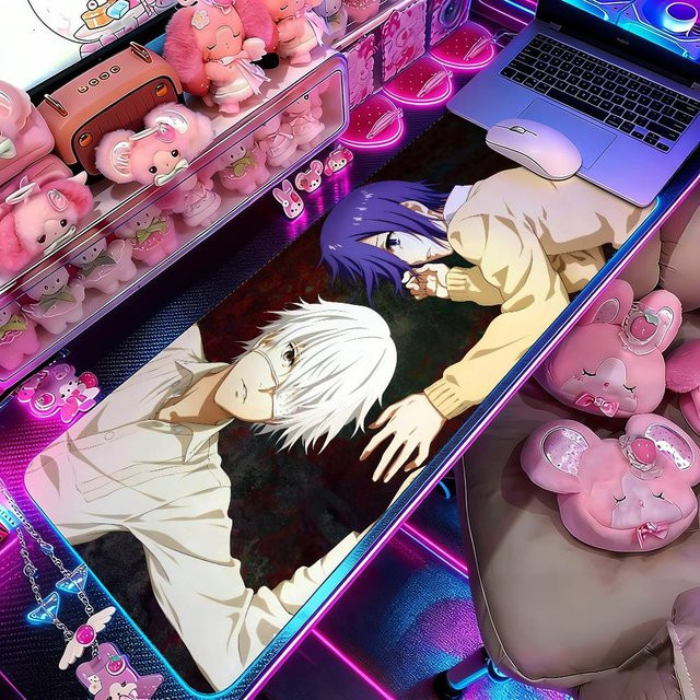 T-Tokyo Ghoul Mauspad Multicolour Schreibtischunterlage mit Landschaftsdesign - Bild 1
