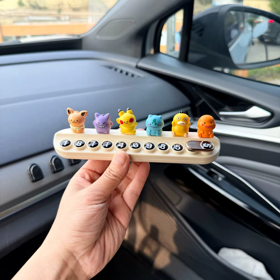 Bandai Pokémon Auto-Innendekorationen, Minipuppen, Set - Bild 4