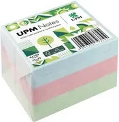 UPM Notes Haftnotizen Pastell in Blau, Pink, Grün und Multicolour, 100 Blatt pro Block, Breite: 7,5 cm, Höhe: 7,5 cm - Bild 1