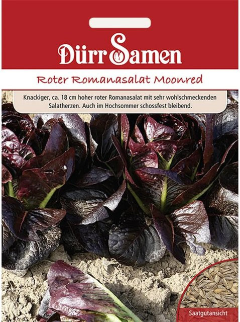 Dürr Romana-Salat Moonred Saatgut 100 g - Bild 1