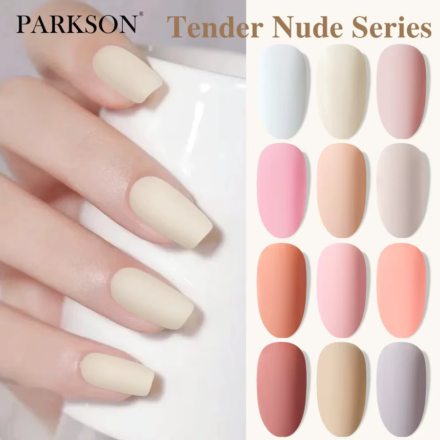 Parkson Nagel-Gel-Lack, 12 ml, Gelb Grün Rosa, Semi-Permanent - Bild 2