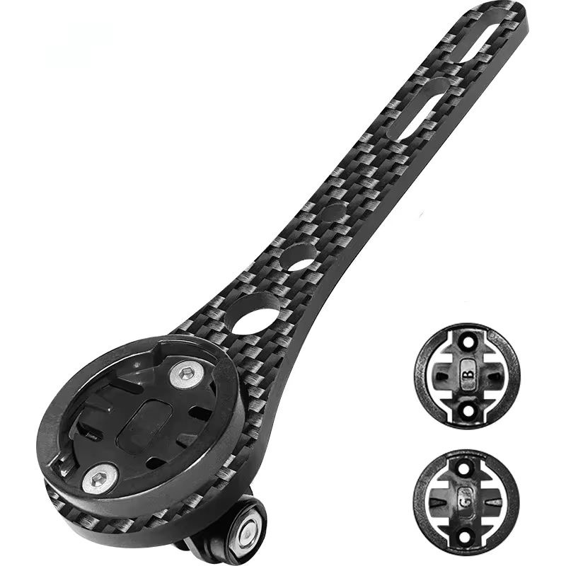 BUCKLOS Carbon Faser Fahrrad Computer Halter für Garmin in Schwarz, B/T/H: 143 x 165 mm - Bild 7