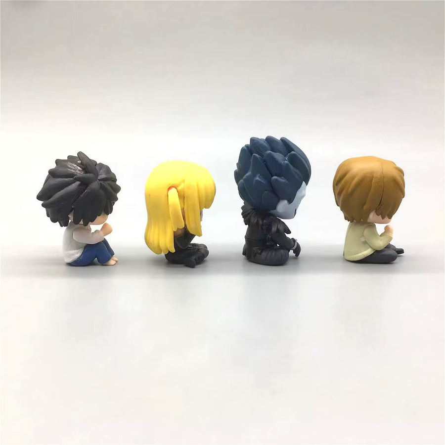 NewBiFo Death Note Figuren, Light Yagami, Amane, Misa, Ryuk sitzend und wartend, Sammlerstücke - Bild 4