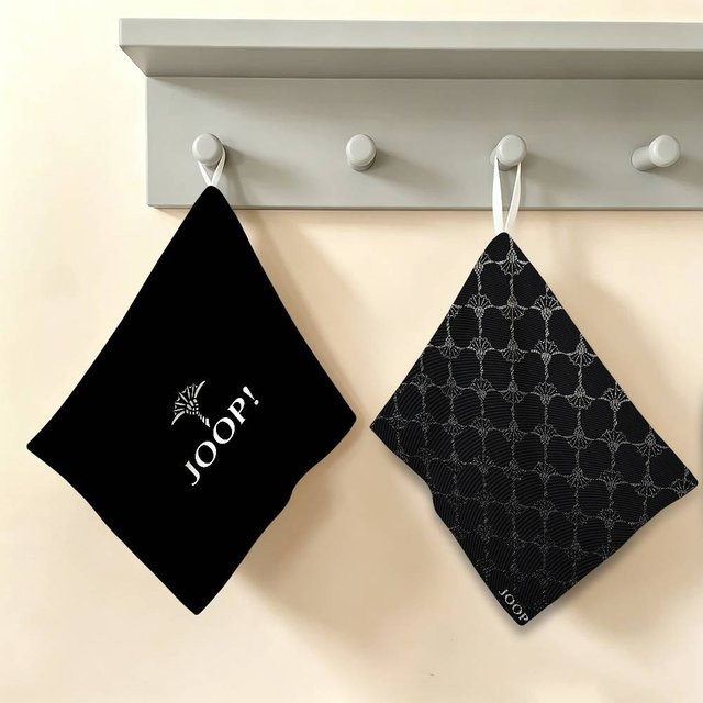 Joop Handtuch aus Polyester-Baumwoll-Mischung in Schwarz zum Abwischen für Küche und Spüle - Bild 1