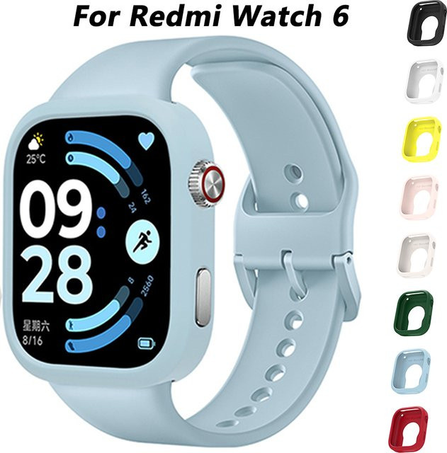 Geekthink Hülle für Redmi Watch 6, Silikon, weiß, Unisex - Bild 1