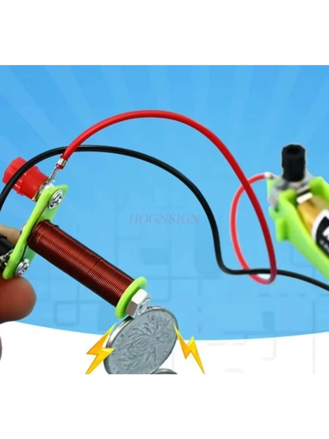 Physik-Lernsets für Kinder, DIY, elektrischer Magnet, Experiment, Wissenschaft, Bunt / Mehrfarbig - Bild 3