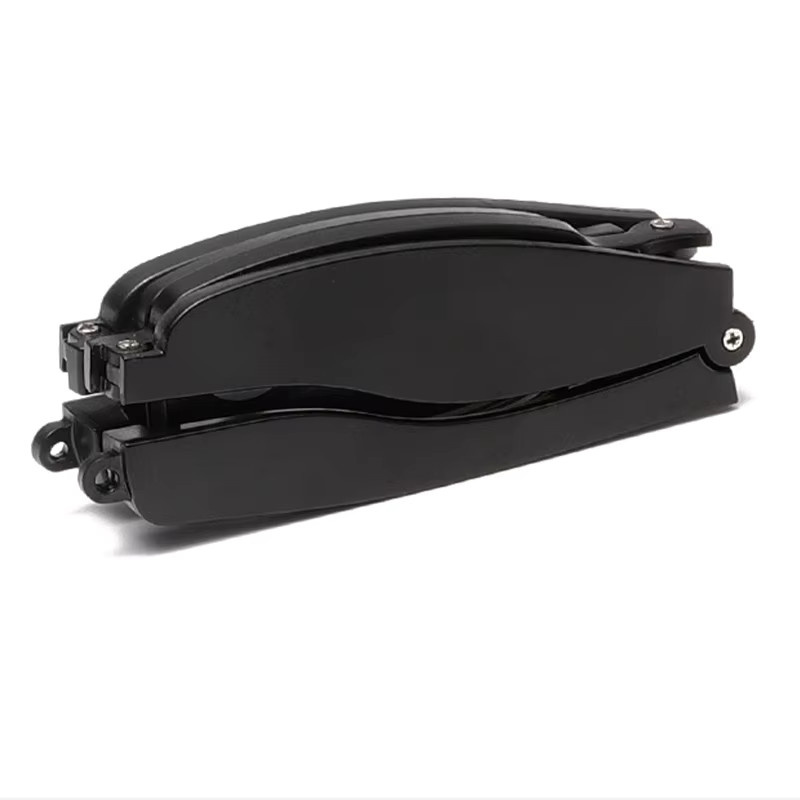 CHUANCHEN Lesebrille, Vollrand, rechteckig, Kunststoff, schwarz - Bild 3