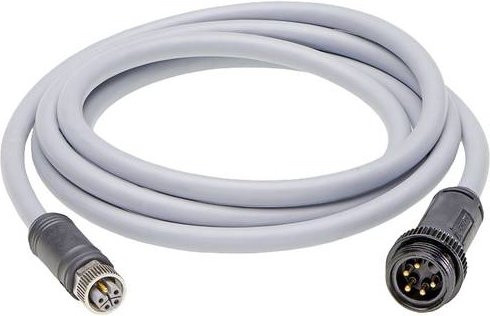 Molex 1205050103 Sensor-Aktor-Steckverbinder Set mit Buchse gerade und Stecker gerade, 5-polig, Schwarz-Grau, 15m - Bild 1