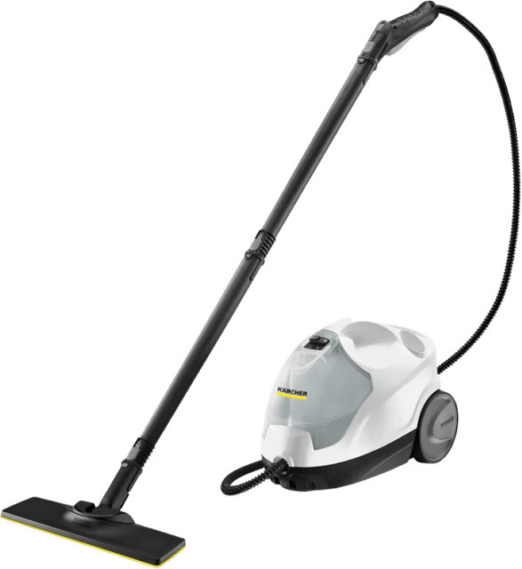 Kärcher SC 4 EasyFix Plus Dampfreiniger in Weiß mit Bodendüse und Kantenreinigungsaufsatz - Bild 1