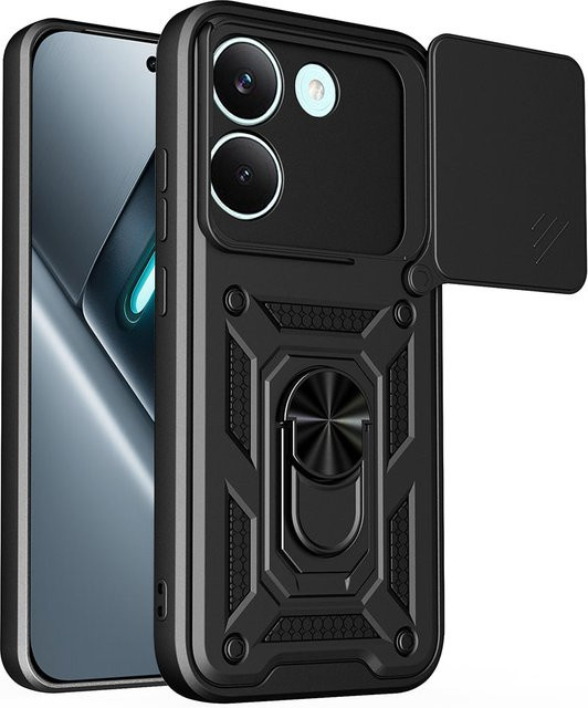 Techsuit CamShield Schutzhülle für Xiaomi Poco X8 Pro in Schwarz - Bild 1