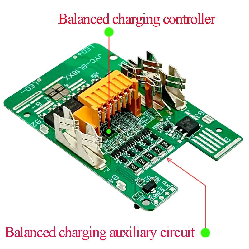 Makita BL1890 Li-Ion Batterie Gehäuse mit PCB Lade-Schutz Platine und Aufkleber für 18V 9,0 Ah Akkus - Bild 4