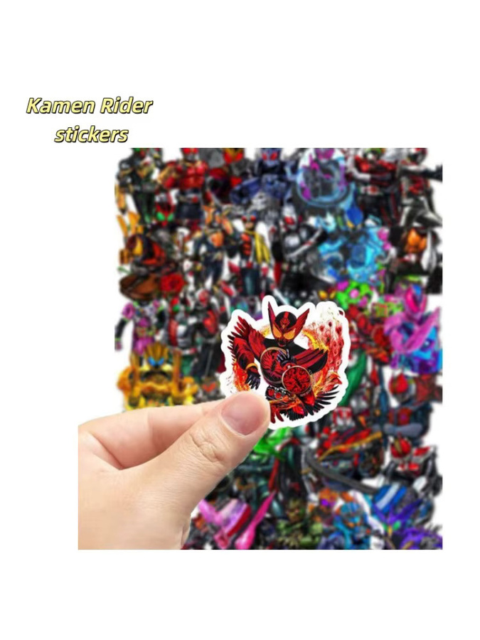 Bandai Kamen Rider Cartoon-Aufkleber, Bunt / Mehrfarbig - Bild 5
