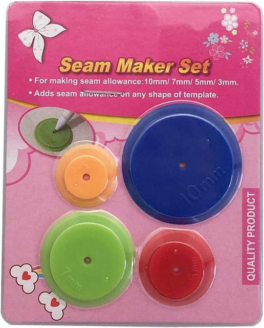 OZXHIXU Nähteintritt Marker Set aus Kunststoff in Mehrfarben, 4er-Pack für Patchwork und DIY-Näharbeiten - Bild 1