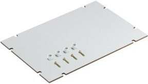 Spelsberg Montageplatte GMI 4 aus Stahlblech, 5er Set, B: 26,0 cm, L: 58,0 cm - Bild 1