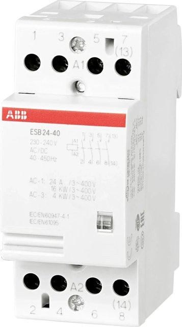 ABB Installationsschutz 4-polig 25 A in Weiß - Bild 1
