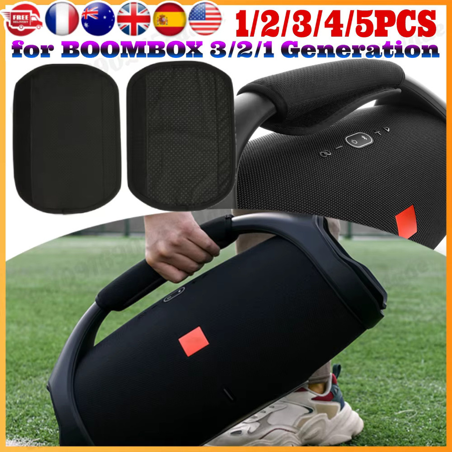 APWIKOGER Verdickter Lautsprechergriffgurt in Schwarz für Boombox 3/2/1, universelles Anti-Rutsch-Armband-Pad für kabellose Lautsprecher - Bild 2