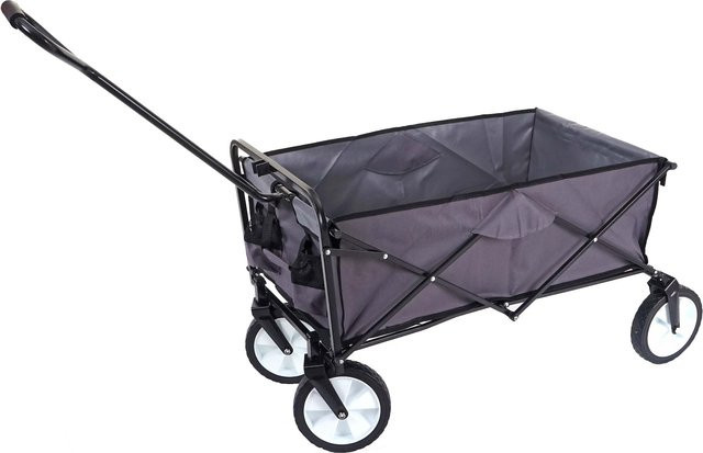 Faltbarer Bollerwagen MCW-E38 in Grau ohne Dach und Hecktasche - Bild 1