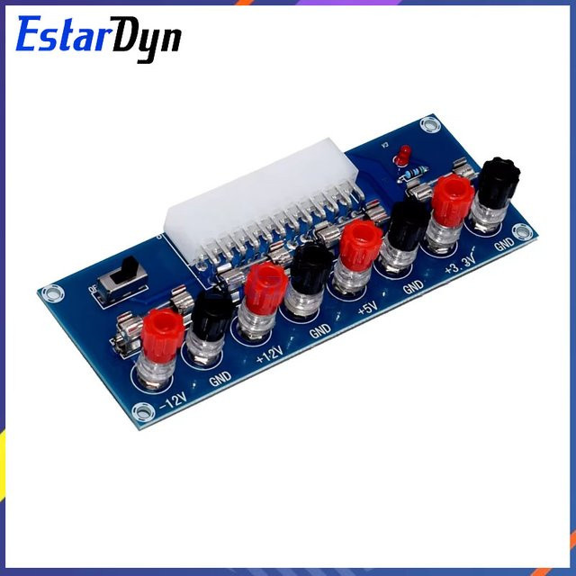 Estardyn XH-M229 Desktop-Chassis ATX Adapter Board Steckdose Modul in Blau - Bild 1