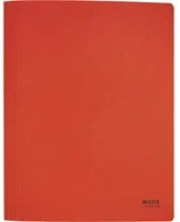Leitz Schnellhefter Recycle A4 in Rot mit Heftmechanik aus Recyclingkarton und Blauer Engel Zertifizierung - Bild 1