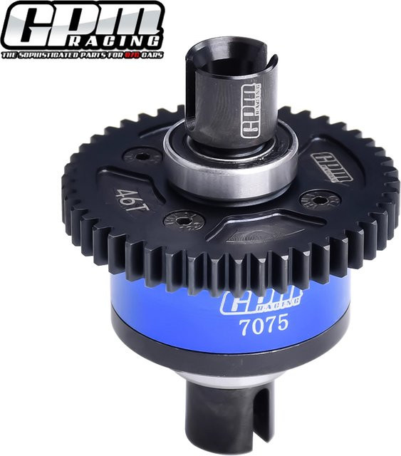 GPM Traxxas 1/8 Sledge 6S Monster Truck Mitteldifferential-Set, Metall - Bild 1