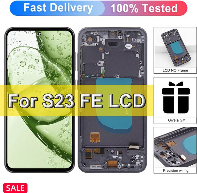 Samsung OLED LCD-Display Touchscreen Digitizer Baugruppe Ersatz für Samsung S23 FE in Schwarz - Bild 1