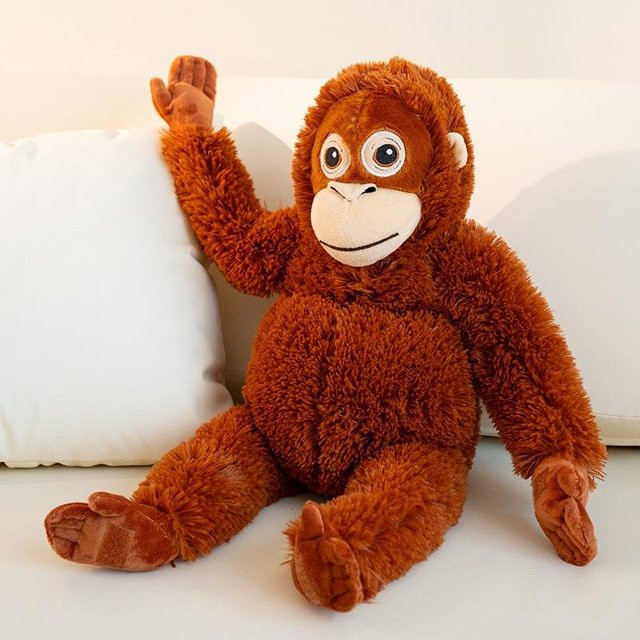 Affenpuppe Gorilla, Plüschtier, Braun - Bild 1