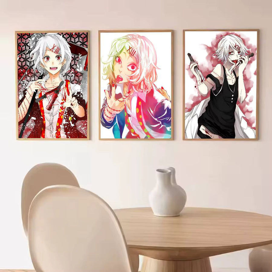 Tokyo Ghoul Suzuya Juuzou Poster von Potdemiel, selbstklebende Wandkunst Illustration in Mehrfarbig, HD Rahmenlos - Bild 2