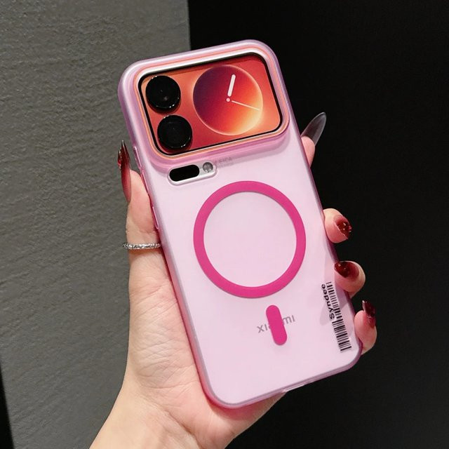 Luxuriöse matte und transluzente Schutzhülle für Xiaomi 15 14 13 Ultra Pro und 15T 14T Serie, ultradünne Android Handyhülle mit kabellosem Laden, transparent oder schwarz - Bild 1