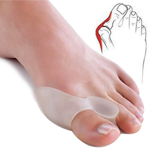 OEMG Silikon Gel Daumen Corrector Hallux Valgus Schutz Separator, 2 Stück - Bild 1