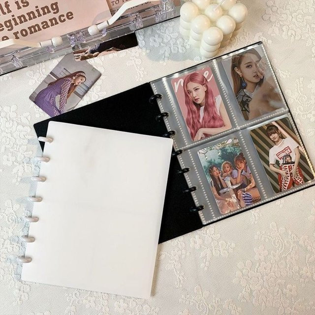 Star Chaser Fotoalbum mit Taschen für Fotokarten und Kpop Idol-Karten, Breite: 7,6 cm - Bild 1