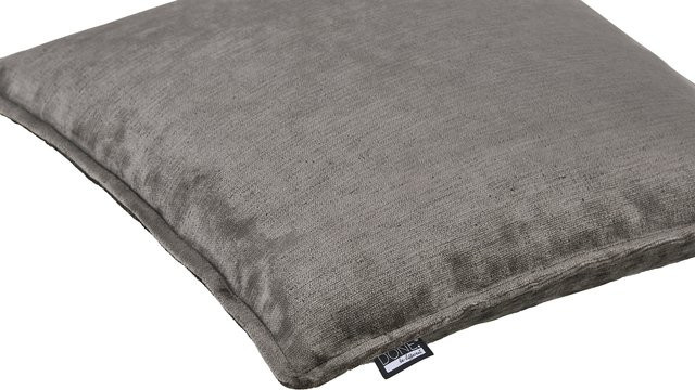 DONE Kissenhülle Fame in Grau aus Chenille, quadratisch - Bild 1