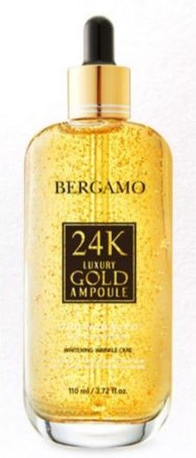 Bergamo 24K Luxus Gold Ampulle Serum, 110 ml, mit Hyaluronsäure - Bild 1