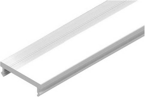 Brumberg Leuchten Abdeckung Canopy aus Kunststoff transparent B: 3000 mm, H: 17,6 mm, T: 4 mm - Bild 1