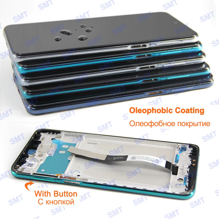 Xiaomi Redmi Note 9S / 9 Pro Ersatz Display mit 6,67 Zoll LCD Touchscreen Digitizer Montage in Schwarz für Modelle M2003J6A1G und M2003J6B2G - Bild 3
