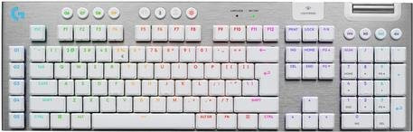 Logitech G G915 X Kabellose Mechanische Gaming-Tastatur mit GL Tactile Switches, Bluetooth und LIGHTSPEED, QWERTY US International, Weiß - Bild 1