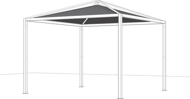 Siena Garden Dachbezug Comuna Anthrazit B/T: 300 x 300 cm - Bild 1