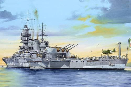 Trumpeter Italian Navy Battleship RN Roma, Modell, 1:350 - Bild 1