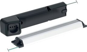 Geberit Steckdosenelement mit ComfortLight-Modul in Schwarz, Breite: 60 cm - Bild 1