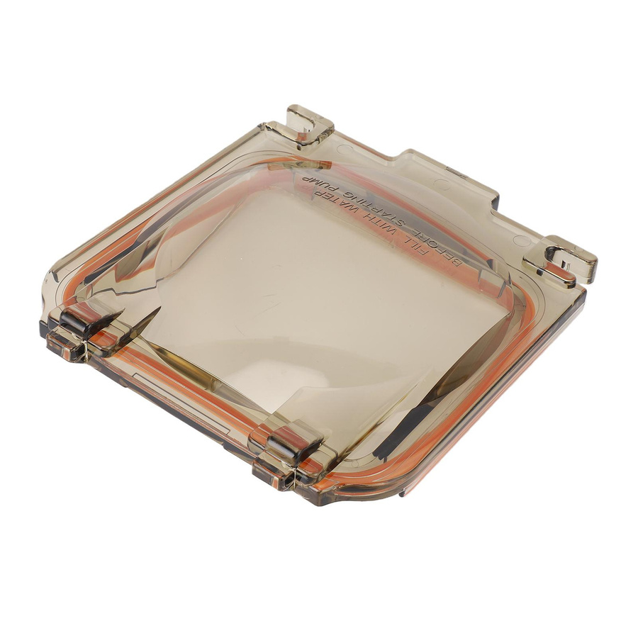 Fishine Ersatz-Pumpenabdeckung mit Dichtung für Hayward SP1600X5 SP1605X7 SP1607X10 SP1608X10 SP1610X15, Teilenummer SP1600D, transparent - Bild 2