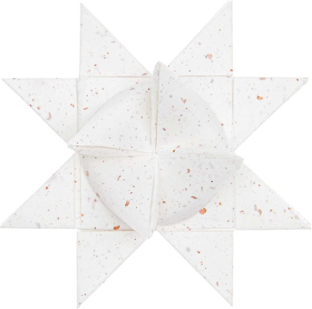 Rico Design Paper Poetry Fröbelstreifen aus weißem Recyclingpapier, 60 Stück, B: 120 cm, H: 60 cm, T: 60 cm - Bild 1