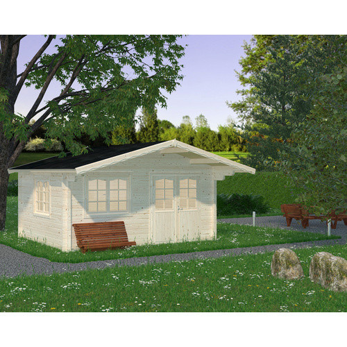 PALMAKO Blockbohlenhaus Helena aus Holz in Braun, B/H/T: 514 x 285 x 360 cm - Bild 2